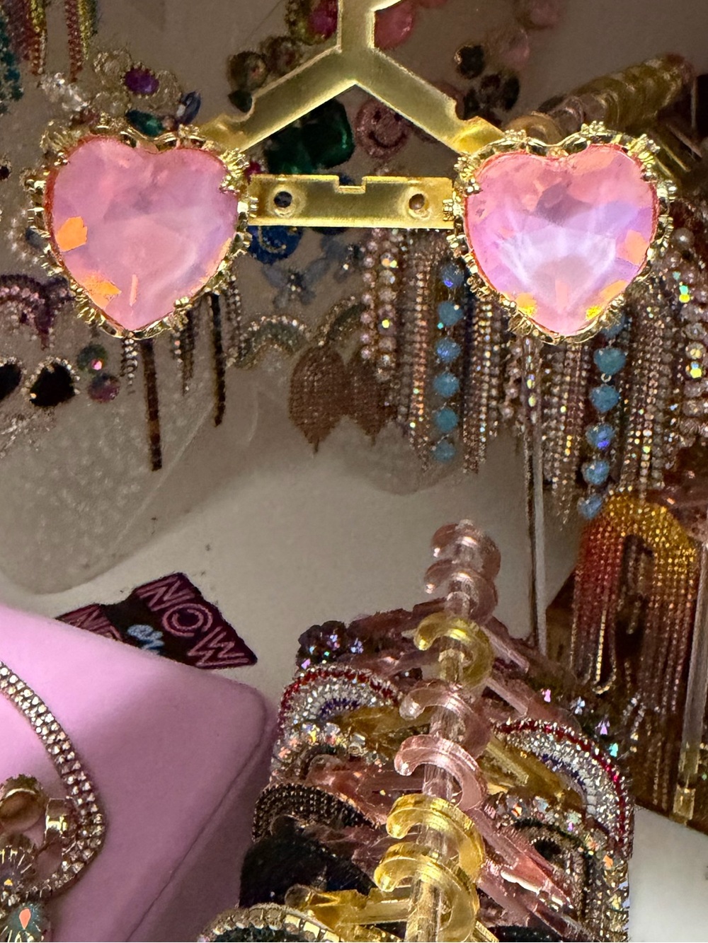 Feed Me Gems: Pink Opal Aphrodite Studs